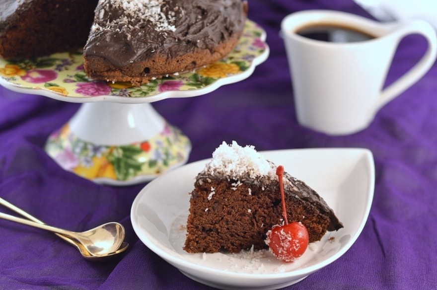 Рецепт: Шоколадный пирог «Проще простого»