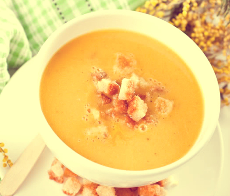 Рисовый крем-суп с креветками – кулинарный рецепт