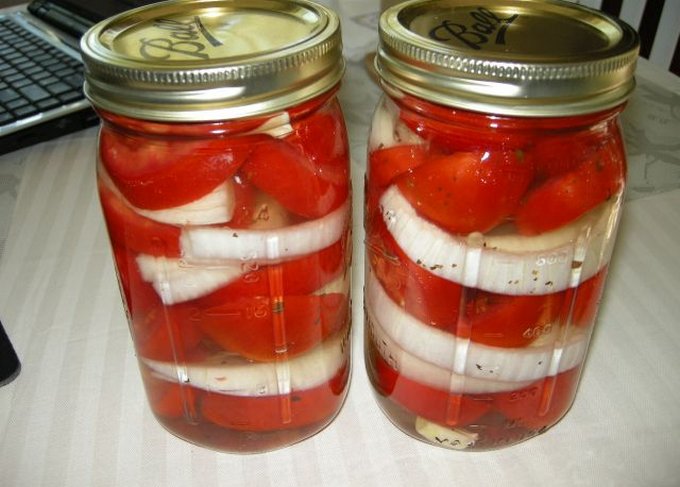 Маринованные помидоры с луком - Пошаговый рецепт с фото. Заготовки на зиму. Маринование